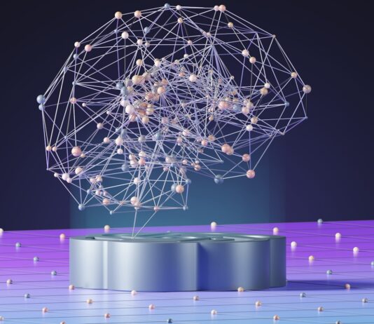 뇌건강, 평소 생활습관이 좌우한다 an abstract image of a sphere with dots and lines